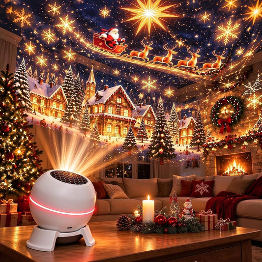 Veilleuse projecteur de Noël HD